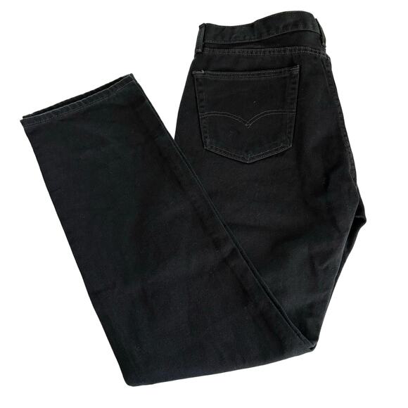 Levi’s Mens 505 Black Regular Fit Straight Leg Performance Cool Jeans Size 38x34 - Picture 10 of 10